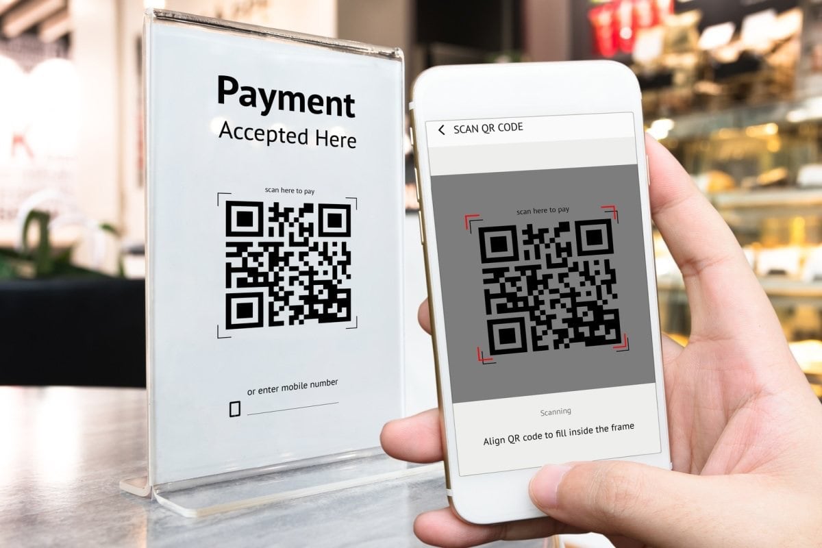QR-code betaling met iPhone