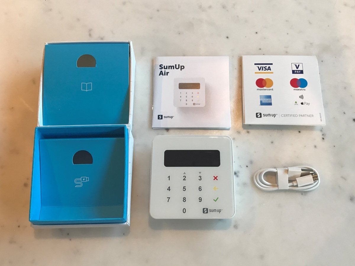 SumUp Air – uitpakdoos