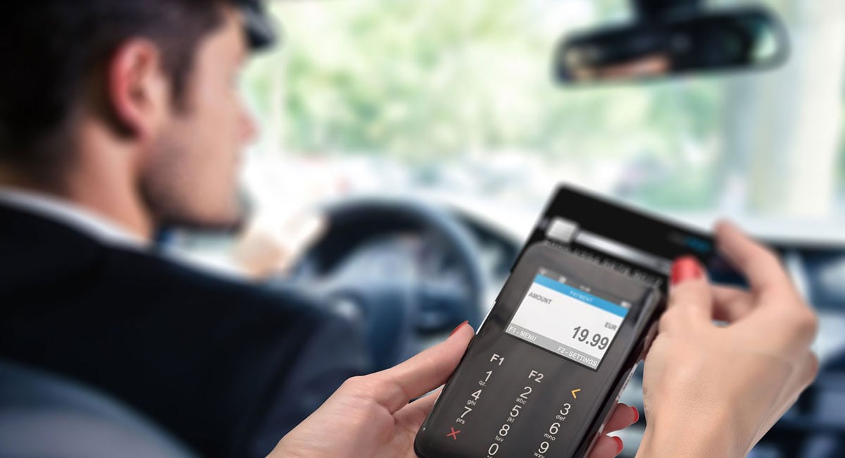 myPOS Mini en taxi