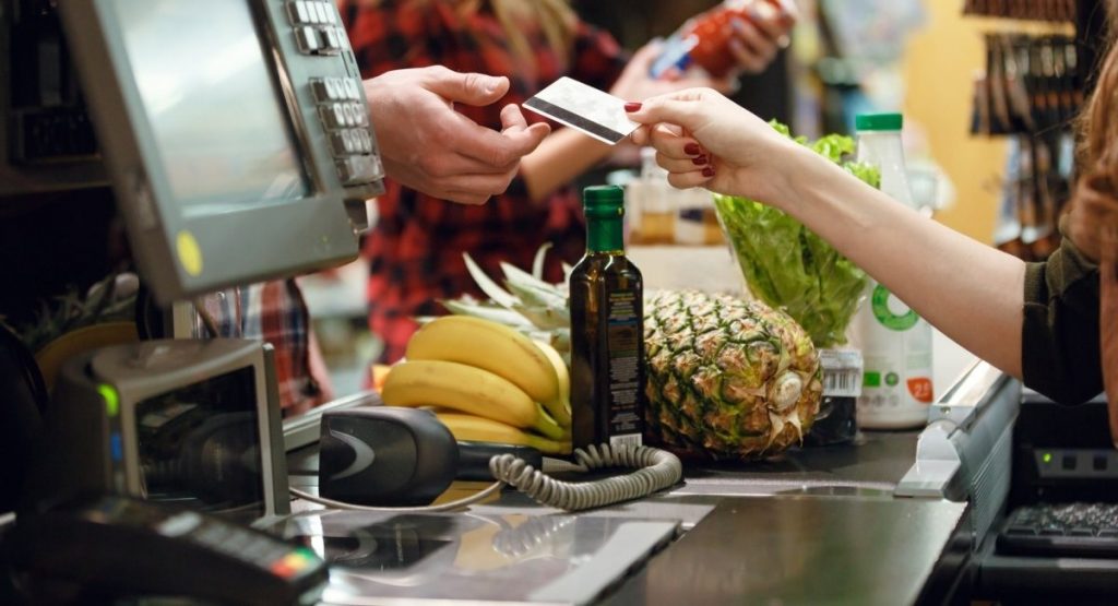 Supermarkt kassasysteem