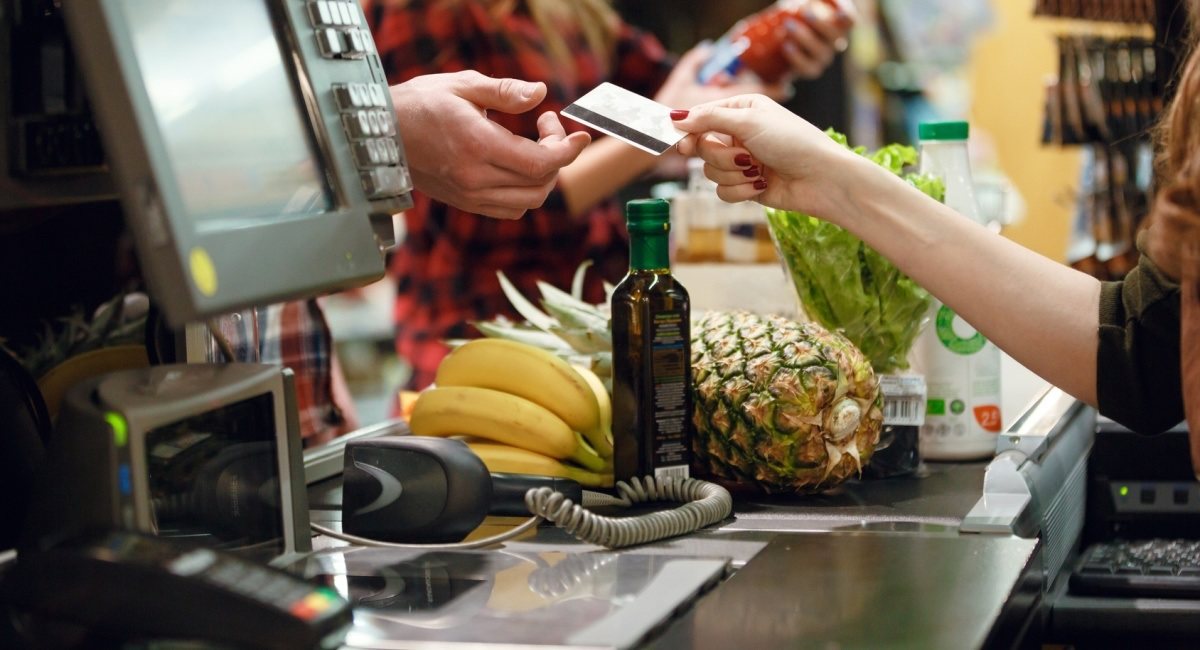 Supermarkt kassasysteem