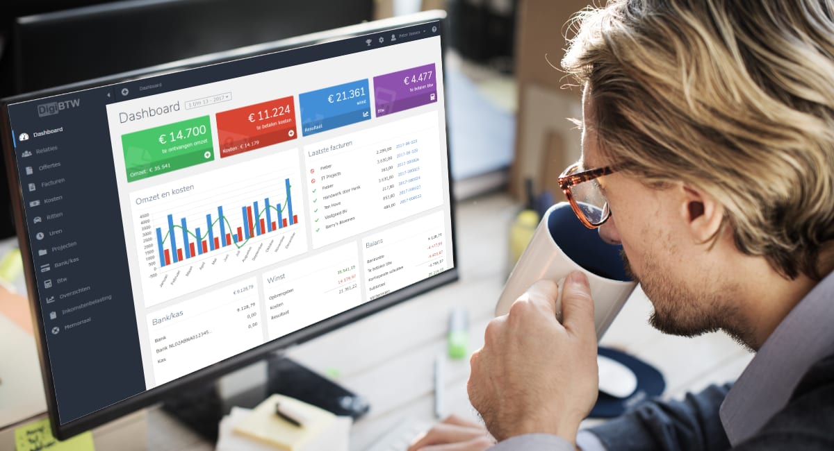 DigiBTW dashboard