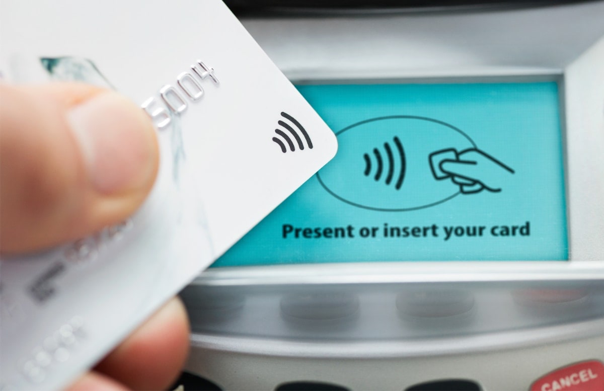 Contactloze NFC-kaartterminal