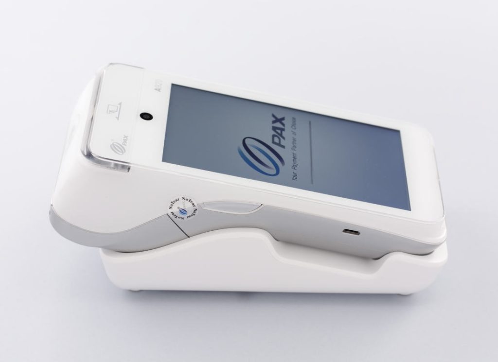 PAX A920-terminal zijde