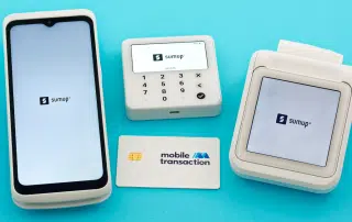SumUp Terminal, Solo Lite en Solo, met Mobile Transaction-betaalkaart