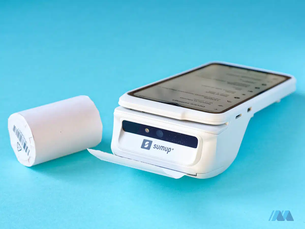 SumUp Terminal en bonrol SumUp Terminal en bonrol